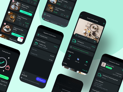 食品和饮料 - 数字钱包移动 UI 套件(Food And Drink - Digital Wallet Mobile UI Kit)