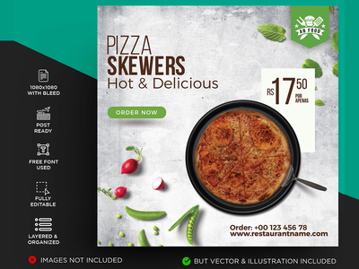 餐厅食物模板(Restaurant Food  Template)