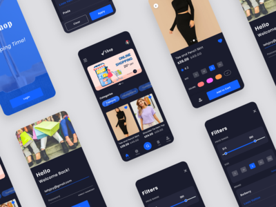 时尚应用界面(Fashion App UI)