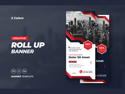 创意易拉宝(Creative Roll Up Banner)