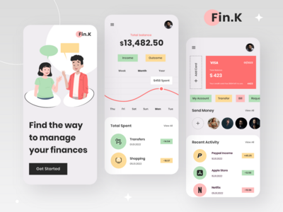 Fin.K 银行应用程序 Vol.01(Fin.K Banking App Vol.01)