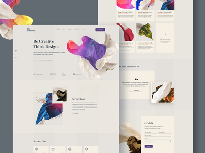 Ellis Catherine Digital Agency 主页设计(Ellis Catherine Digital Agency homepage design)