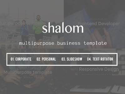 Shalom - 多用途模板(Shalom - Multipurpose template)