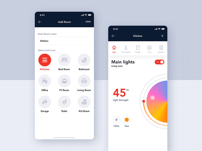 智能家居-物联网应用移动模板(Smart Home - IoT application mobile template)