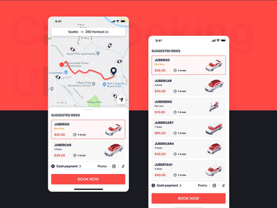 汽车预订 UI 移动概念-预订详情(Car Booking UI mobile concept - Booking Details)