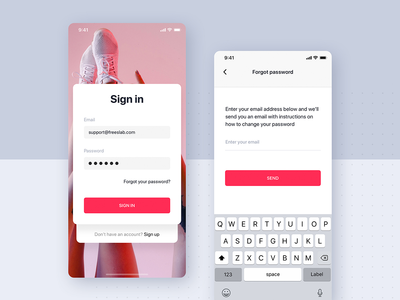 登录 - 注册移动界面模板(Sign In - Sign Up Mobile Interface Template)