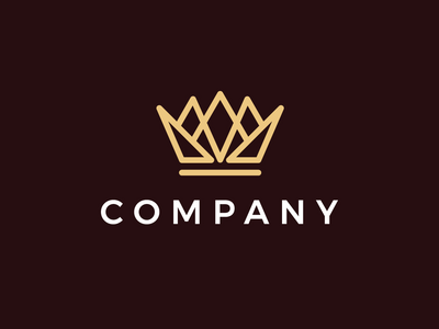 皇冠标志模板(Crown Logo Template)