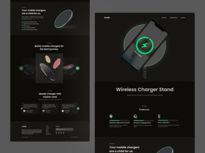 无线充电器 - 产品登陆页面(Wireless Charger - Product Landing Page)