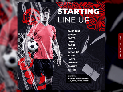 排队俱乐部广场社交媒体横幅(Line Up club square social media banner)