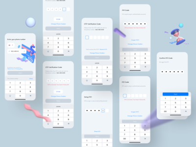 Sign In/Sign Up  - Digital Wallet Mobile Ui kits(Sign In/Sign Up  - Digital Wallet Mobile Ui kits)