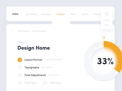 带有饼图的 Web 仪表板(Web Dashboard with Pie Chart)