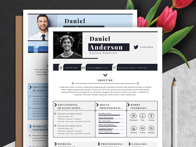 创意简历模板(Creative Resume CV Template)