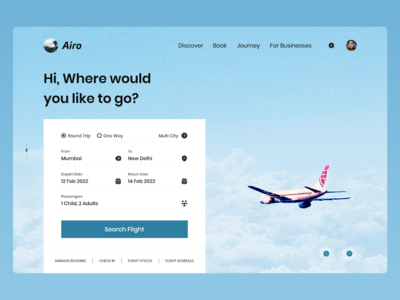 航空公司应用程序网站(Airline App Web)