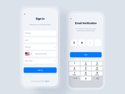 杂工服务移动 UI 概念-登录(Handyman Service mobile UI concept -  Sign In)