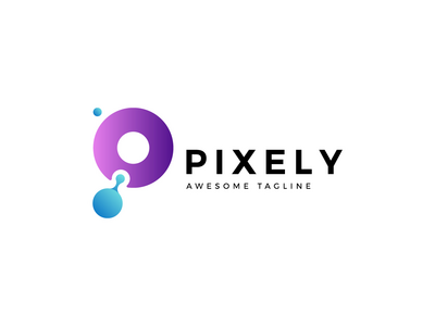 Pixely-字母 P 徽标(Pixely - Letter P Logo)
