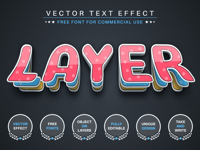 折纸 - 可编辑的文本效果、字体样式(Origami paper - editable text effect, font style)