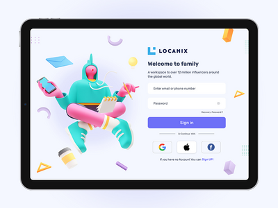 创意登录表单模板(Creative Login Form Template)