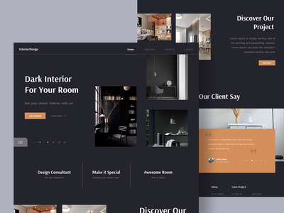 室内网页模板(Interior Web Template)
