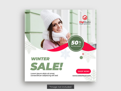 社交媒体在线商务机构网页横幅帖子模板(social media Online business agency web banner post template)