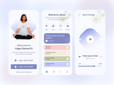 瑜伽课'21 - 瑜伽应用程序(Yoga Classes'21 - Yoga App)
