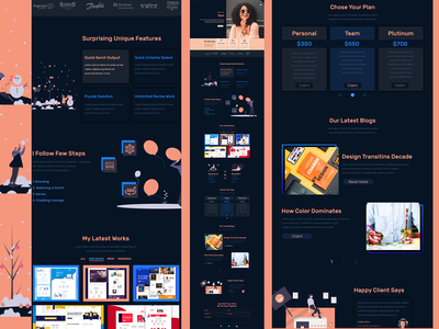 投资组合登陆页面(Portfolio Landing Page)