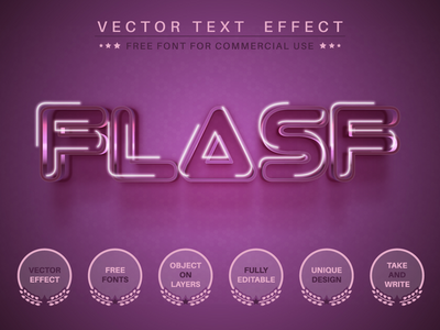 Flash - 可编辑的文字效果，字体样式(Flash - editable text effect, font style)