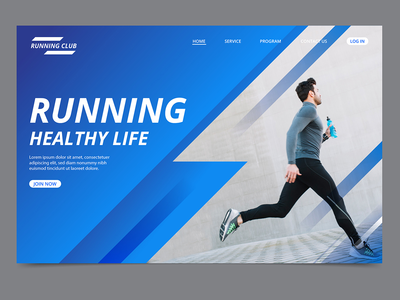 Sportz 登陆页面设计模板(sportz landing page design template)