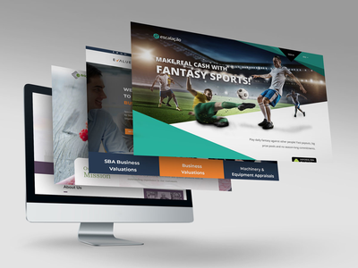 dektop 网站样机(dektop website mockup)