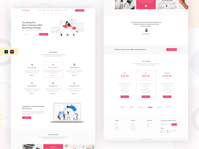 SEO营销登陆页面(SEO Marketing Landing Page)