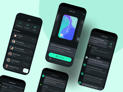 通知 - 数字钱包移动 UI 套件(Notification - Digital Wallet Mobile UI Kit)