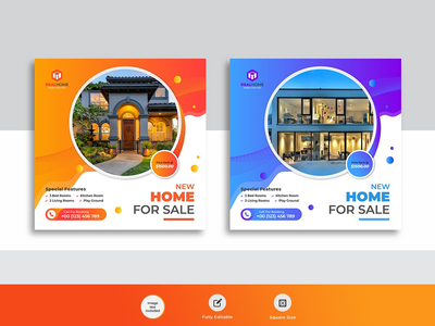 社交媒体在线商务机构网页横幅帖子模板(social media Online business agency web banner post template)