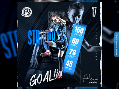 足球和足球比赛日程俱乐部广场社交媒体横幅(Soccer and football match schedule club square social media banner)