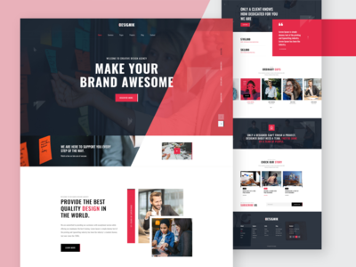 数字代理网站模板(Digital Agency Website Template)