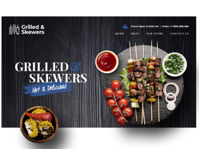 各种带屏幕的模板喜怒无常的美食餐厅(various templates moody food restaurant with screen)