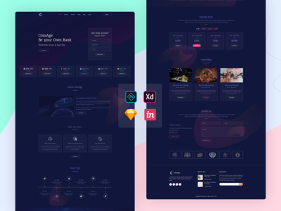 加密货币登陆页面(Cryptocurrency Landing Page)