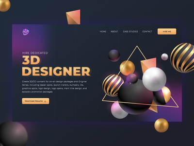 聘请专门的 3D 设计师(Hire Dedicated 3D Designer)