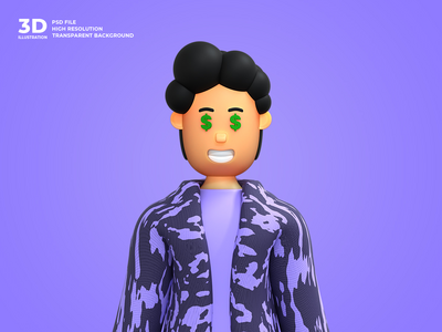 可爱的男性头像(Cute male avatar)