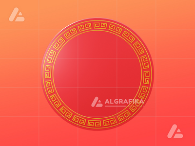3d中国新年背景装饰(3d chinese new year background ornament)