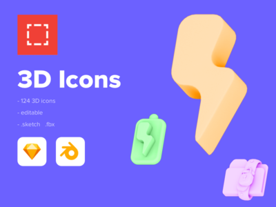 124 - 3D Coopmade 图标(124 - 3D Coopmade Icons)