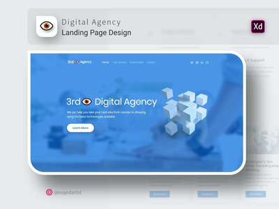 数字代理的网页设计(Web Page Design for Digital Agency)