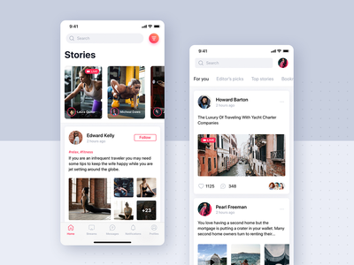 (Articles Details UI Mobile Template)