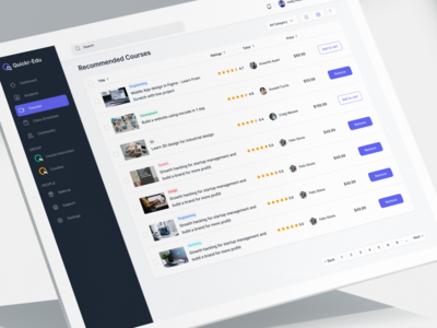 Quickr-edu 在线学习 SaaS 应用程序 ui(Quickr-edu E-learning saas app ui)