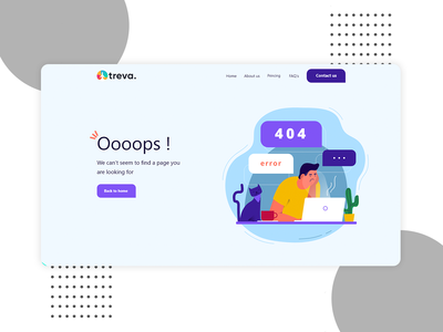 404页面模板设计(404 page template Design)