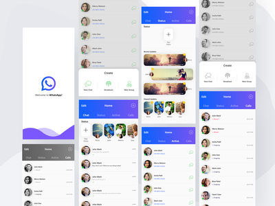 WhatsApp UI 重新设计(WhatsApp UI Re-Design)