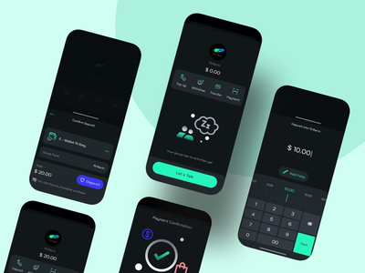 存入团体资金 - Digital Wallet 移动 UI 套件(Deposit to group funds - Digital Wallet Mobile UI Kit)