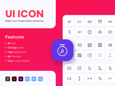 业务大纲 & 填充图标集设计(Business Outline & Fill icon set design)