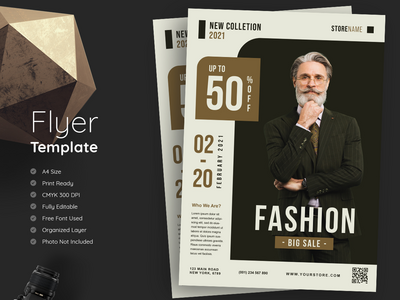 时尚大甩卖传单(Fashion Big Sale Flyer)