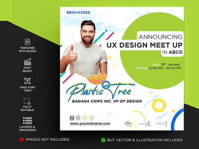 会议和研讨会活动横幅(Conference & Seminar Event Banner)