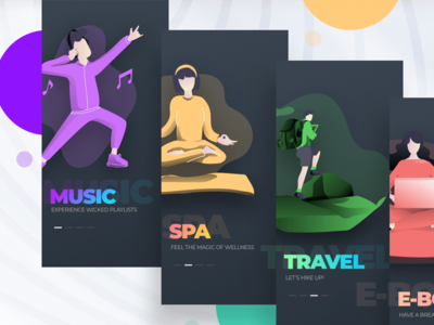 4 个入职屏幕(4 onboarding screens)