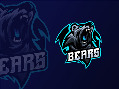 熊吉祥物标志(Bear Mascot Logo)